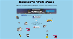 Desktop Screenshot of homerswebpage.com